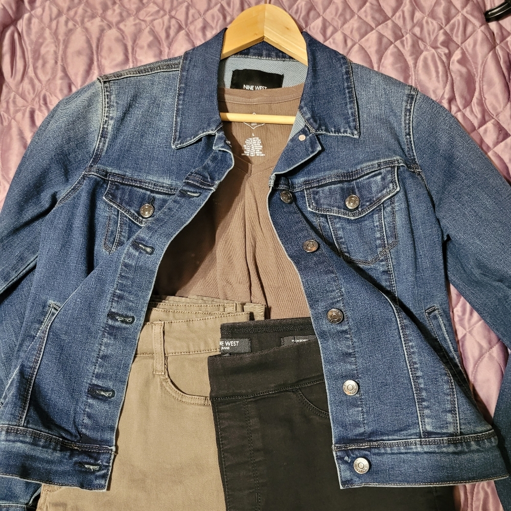 Jean and jacket set